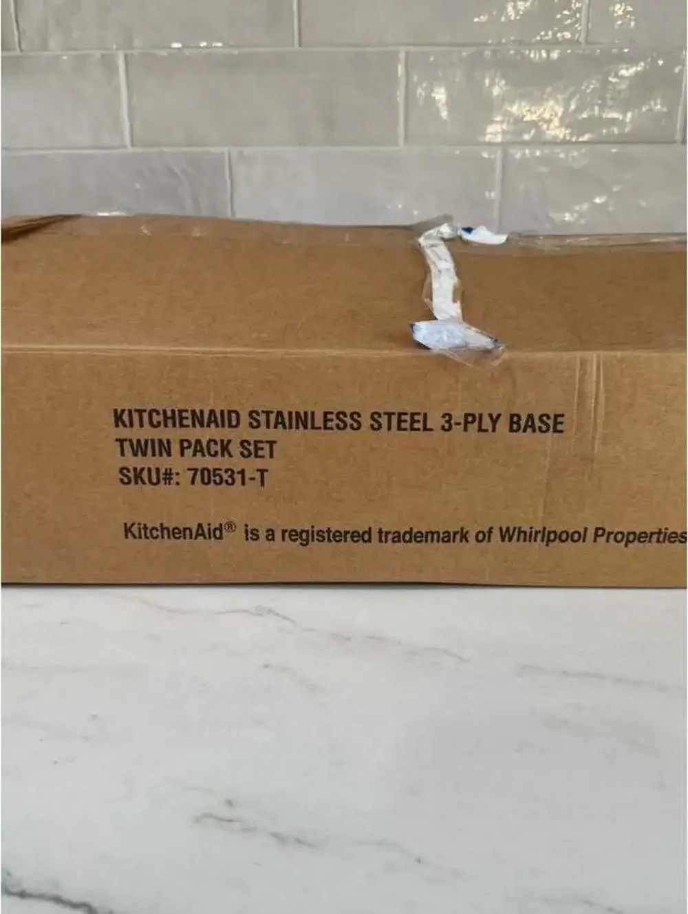 KitchenAid Stainless Steel 3-Ply Base Twin Pack Set